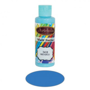 ΑΚΡΥΛΙΚΟ MULTISURFACE No 3418 ΜΠΛΕ ΩΚΕΑΝΟΥ 130CC ARTEBELLA