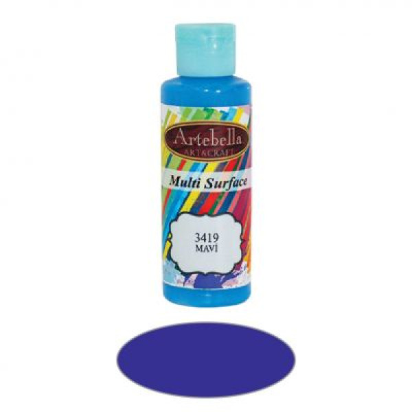 ΑΚΡΥΛΙΚΟ MULTISURFACE No 3419 ΜΠΛΕ 130CC ARTEBELLA