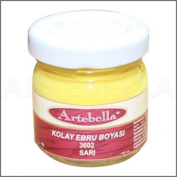 ΧΡΩΜΑΤΑ ΜΑΡΜΑΡΟΓΡΑΦΙΑΣ 40CC ΚΙΤΡΙΝΟ  ARTEBELLA