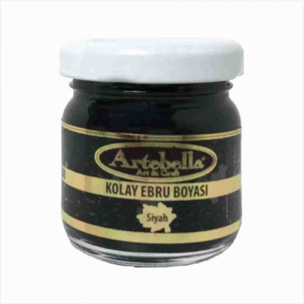 ΧΡΩΜΑΤΑ ΜΑΡΜΑΡΟΓΡΑΦΙΑΣ 40CC ΜΑΥΡΟ  ARTEBELLA