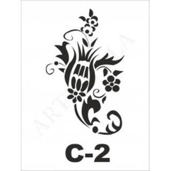 ΣΤΕΝΣΙΛ 15Χ20 C-2 ARTEBELLA ΛΟΥΛΟΥΔΙ