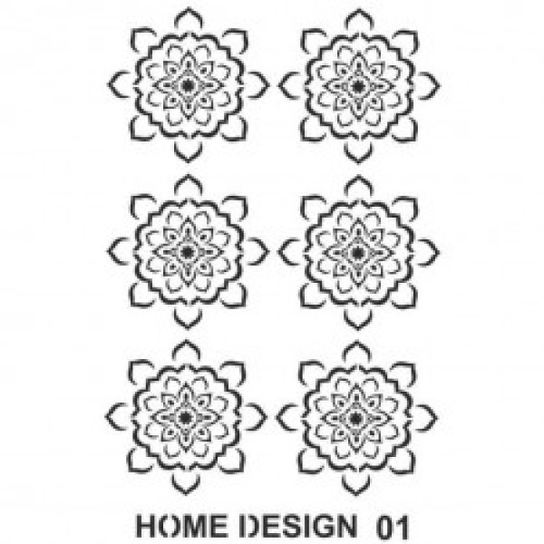 ΣΤΕΝΣΙΛ 35Χ50 HOME DESING STENCILS ARTEBELLA