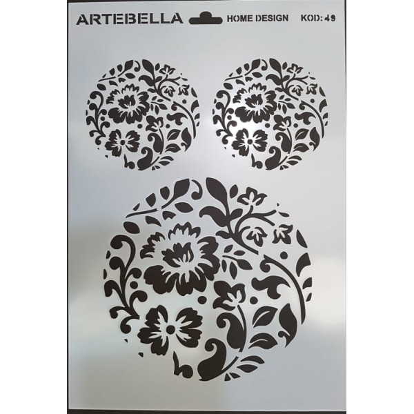 ΣΤΕΝΣΙΛ 35Χ50 HOME DESING STENCILS ARTEBELLA