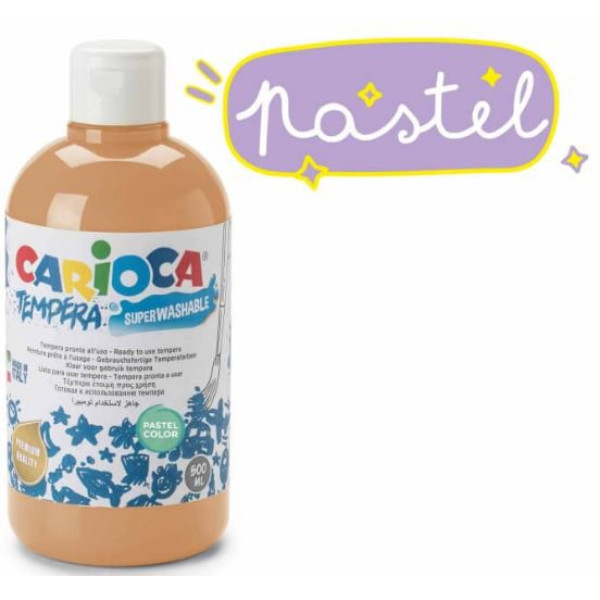 ΤΕΜΠΕΡΕΣ 500ml ΠΑΣΤΕΛ ΠΟΡΤΟΚΑΛΙ  CARIOCA