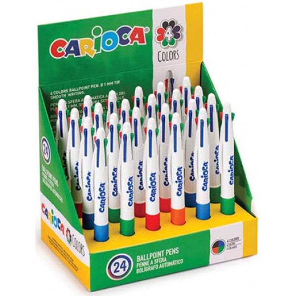 ΣΤΥΛΟ CARIOCA 4 ΧΡΩΜΑΤΑ 1MM