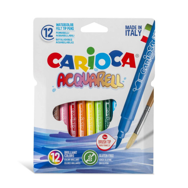 ΜΑΡΚΑΔΟΡΟΙ ΑΚΟΥΑΡΕΛΑΣ 3ΜΜ 12ΤΕΜ CARIOCA