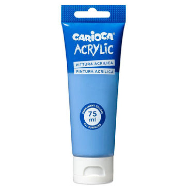 ΑΚΡΥΛΙΚΑ CARIOCA 75ML LIGHT BLUE