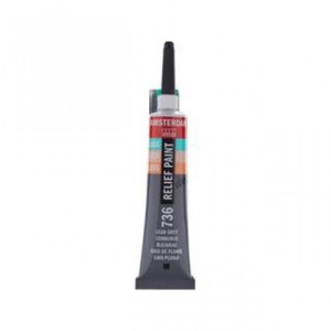 ΠΕΡΙΓΡΑΜΜΑ AMSTERDAM RELIEF 20ml 736 Lead Grey
