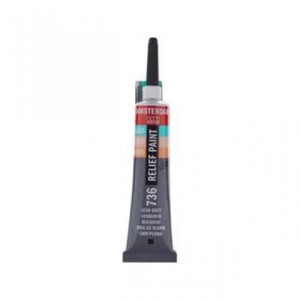 ΠΕΡΙΓΡΑΜΜΑ AMSTERDAM RELIEF 20ml 736 Lead Grey