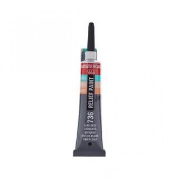 ΠΕΡΙΓΡΑΜΜΑ AMSTERDAM RELIEF 20ml 736 Lead Grey