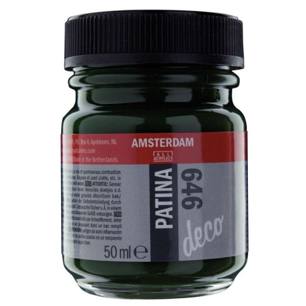 ΠΑΤΙΝΑ AMSTERDAM 646 Antique Green 50ml