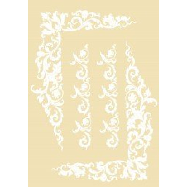 TRANSFER GOLOR 22X33CM 2302-WHITE ARTEBELLA