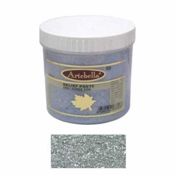 ΠΑΣΤΑ ARTEBELLA 3356 RELIEF 160GR ΑΣΗΜΙ GLITTER