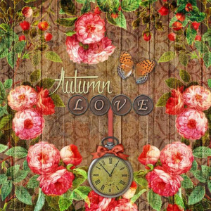 ΧΑΡΤΟΠΕΤΣΕΤΑ AUTUMN LOVE 33X33 - ΣΥΣΚΕΥΑΣΙΑ 20τμχ