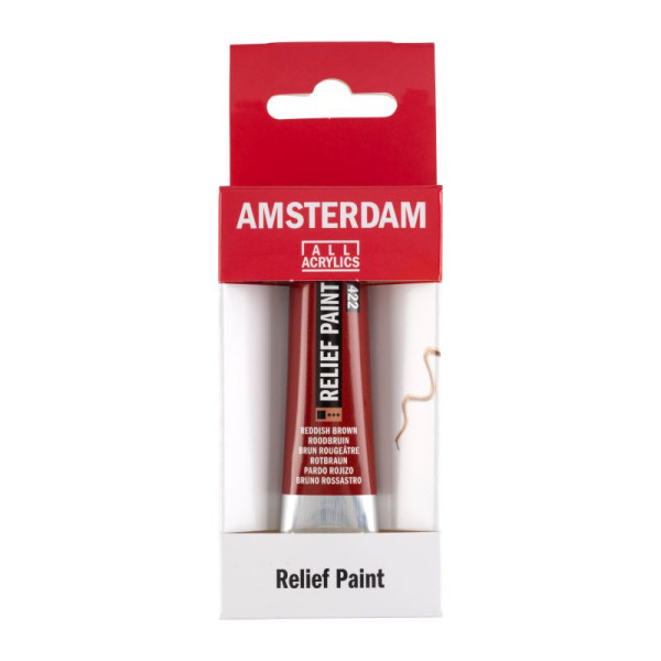 ΠΕΡΙΓΡΑΜΜΑ RELIEF 20ML 422 REDDISH BROWN AMSTERDAM