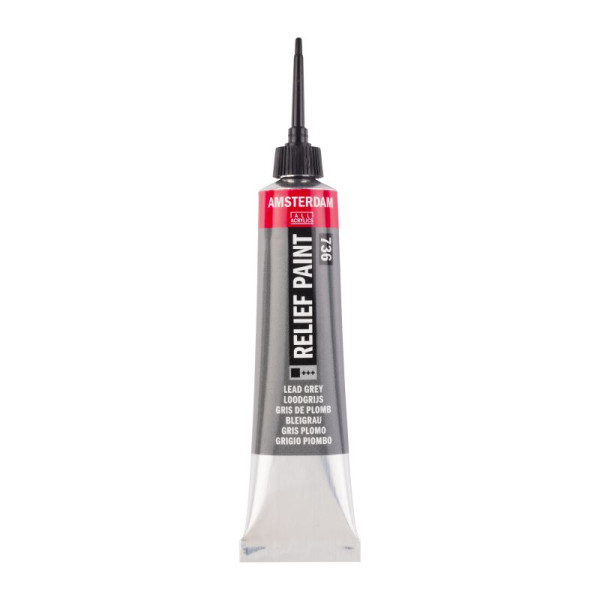 ΠΕΡΙΓΡΑΜΜΑ RELIEF 20ML 736 LEAD GREY AMSTERDAM