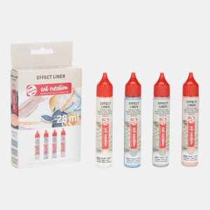 ΣΕΤ ΠΕΡΙΓΡΑΜΜΑΤΑ TALENS ART CREATION 4 ΤΕΜx28ml Specialties Pearl