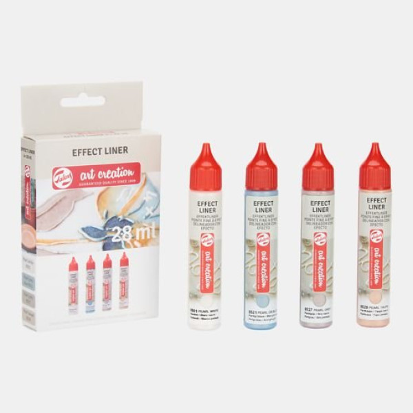 ΣΕΤ ΠΕΡΙΓΡΑΜΜΑΤΑ TALENS ART CREATION  4 ΤΕΜx28ml Specialties Pearl