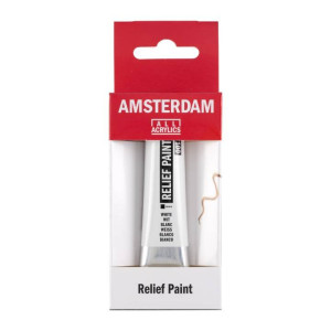 ΠΕΡΙΓΡΑΜΜΑ AMSTERDAM RELIEF 20ml 100 White