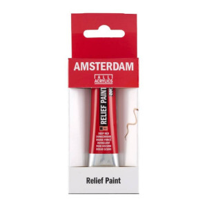 ΠΕΡΙΓΡΑΜΜΑ AMSTERDAM RELIEF 20ml 302 Deep Red ΠΕΡΙΓΡΑΜΜΑ AMSTERDAM RELIEF 20ml 302 Deep Red
