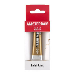 ΠΕΡΙΓΡΑΜΜΑ AMSTERDAM RELIEF 20ml 801 Gold ΠΕΡΙΓΡΑΜΜΑ AMSTERDAM RELIEF 20ml 801 Gold