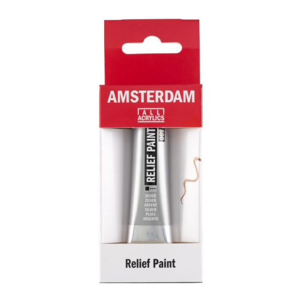 ΠΕΡΙΓΡΑΜΜΑ AMSTERDAM RELIEF 20ml 800 Silver