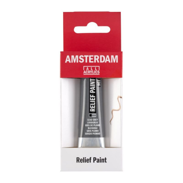 ΠΕΡΙΓΡΑΜΜΑ AMSTERDAM RELIEF 20ml 736 Lead Grey