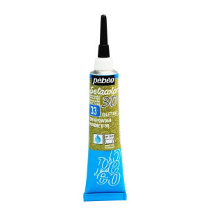 ΠΕΡΙΓΡΑΜΜΑΤΑ ΥΦΑΣΜΑΤΟΣ Gold powder GLITTER EFFECT 20ml SETACOLOR 3D