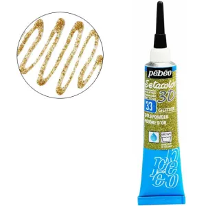 ΠΕΡΙΓΡΑΜΜΑΤΑ ΥΦΑΣΜΑΤΟΣ Gold powder GLITTER EFFECT 20ml SETACOLOR 3D ΠΕΡΙΓΡΑΜΜΑΤΑ ΥΦΑΣΜΑΤΟΣ Gold powder GLITTER EFFECT 20ml SETACOLOR 3D