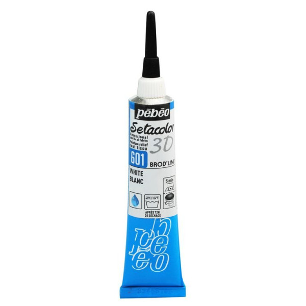 ΠΕΡΙΓΡΑΜΜΑΤΑ ΥΦΑΣΜΑΤΟΣ White BROD'LINE EFFECT 20ml SETACOLOR 3D