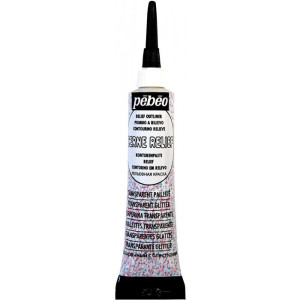 ΠΕΡΙΓΡΑΜΜΑ CERNE RELIEF 20ML TRANSPARENT GLITTER PEBEO