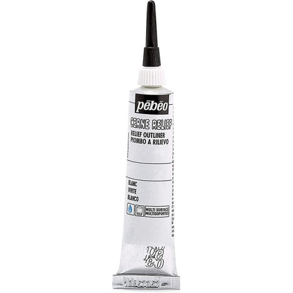 ΠΕΡΙΓΡΑΜΜΑ CERNE RELIEF 20ML WHITE PEBEO