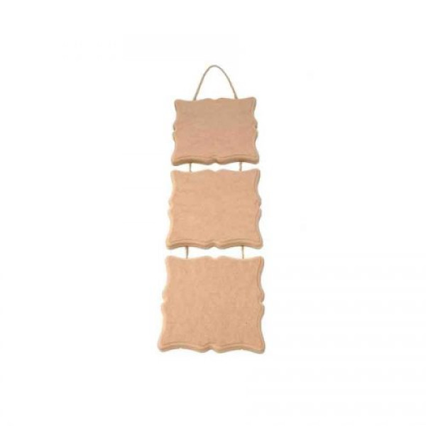ΞΥΛΙΝΕΣ ΚΟΡΝΙΖΕΣ ΕΝΙΑΙΕΣ 3ΤΕΜ 24X91 MDF ARTEBELLA