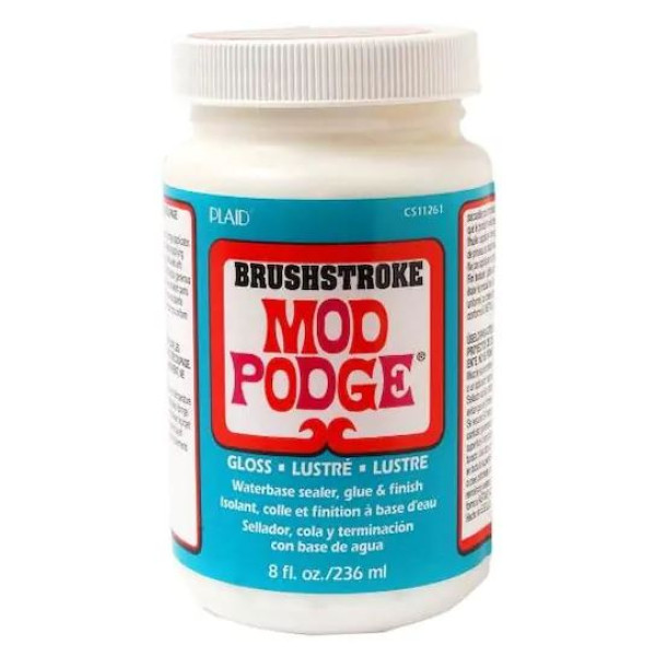 MOD PODGE BRUSHSTROKE MEDIUM-GLOSS 236ML PLAID