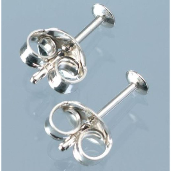ΚΟΣΜΗΜΑ ΣΚΟΥΛΑΡΙΚΙ PEW POST ,925 SILVER 10MM 2PCS