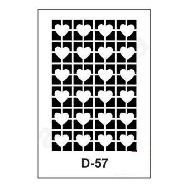 ΣΤΕΝΣΙΛ 20Χ30 D-57 ARTEBELLA ΚΑΡΔΟΥΛΕΣ