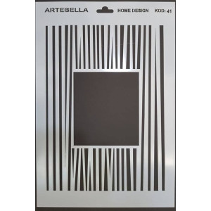 ΣΤΕΝΣΙΛ 35Χ50 HOME DESING STENCILS ARTEBELLA