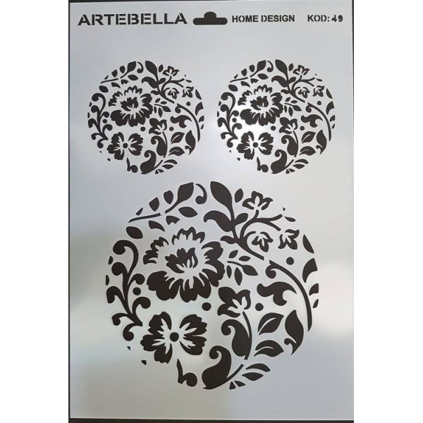 ΣΤΕΝΣΙΛ 35Χ50 HOME DESING STENCILS ARTEBELLA