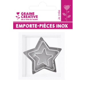 ΚΑΛΟΥΠΙΑ ΜΕΤΑΛΛΙΚΑ ΑΣΤΕΡΙΑ ΣΕΤ 3ΤΕΜ