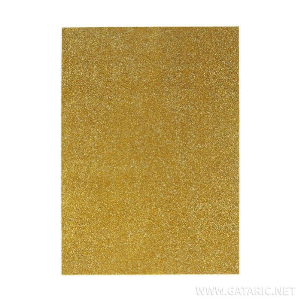 ΑΦΡΩΔΕΣ ΦΥΛΛΟ GLITTER GOLD Α4 210x297 2,0 mm