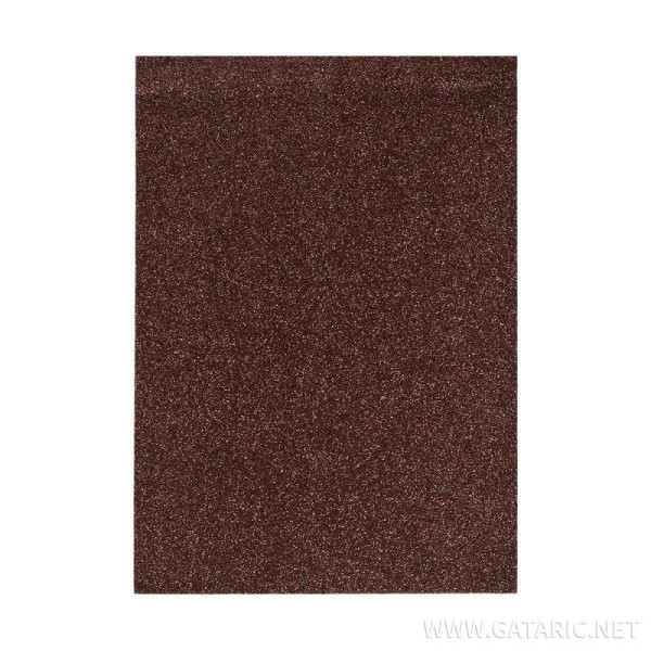 ΑΦΡΩΔΕΣ ΦΥΛΛΟ GLITTER BROWN Α4 210x297mm 2,0 mm
