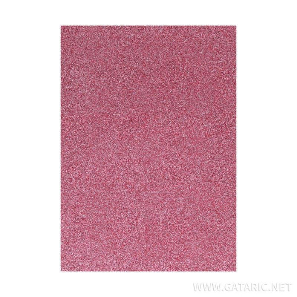 ΑΦΡΩΔΕΣ ΦΥΛΛΟ GLITTER PINK Α4 210x297mm 2,0 mm