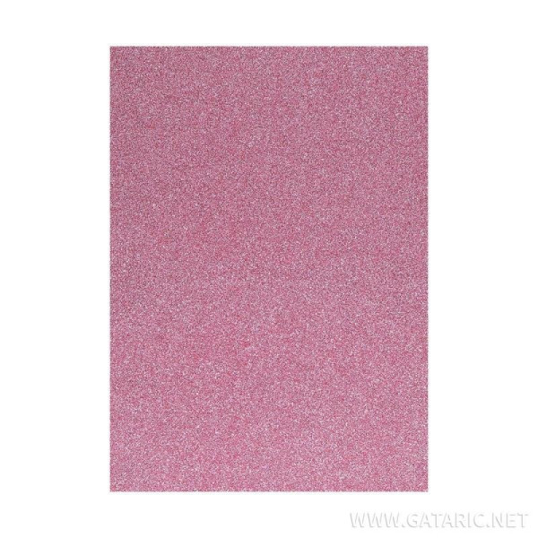 ΑΦΡΩΔΕΣ ΦΥΛΛΟ GLITTER LIGHT PINK Α4 210x297mm 2,0 mm