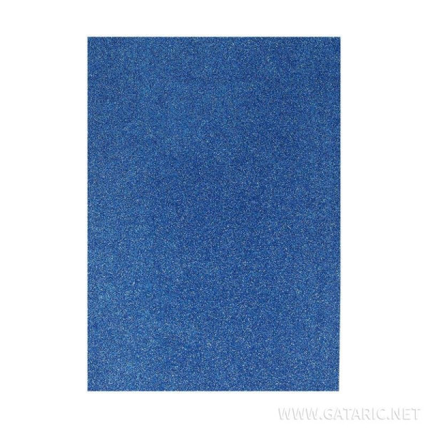 ΑΦΡΩΔΕΣ ΦΥΛΛΟ GLITTER BLUE Α4 210x297mm 2,0 mm