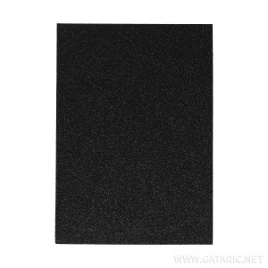 ΑΦΡΩΔΕΣ ΦΥΛΛΟ GLITTER BLACK Α4 210x297mm 2,0 mm