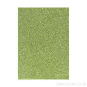 ΑΦΡΩΔΕΣ ΦΥΛΛΟ GLITTER LEMON GREEN Α4 210x297mm 2,0 mm