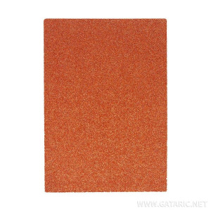 ΑΦΡΩΔΕΣ ΦΥΛΛΟ GLITTER ORANGE Α4 210x297mm 2,0 mm
