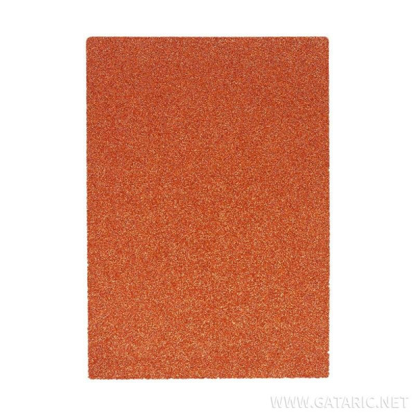 ΑΦΡΩΔΕΣ ΦΥΛΛΟ GLITTER ORANGE Α4 210x297mm 2,0 mm