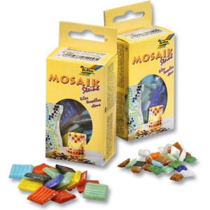ΨΗΦΙΔΕΣ  ΜΩΣΑΪΚΑ ΠΛΑΚΑΚΙΑ 200gr 300τεμ  10X10MM ΔΙΑΦΟΡΑ ΧΡΩΜΑΤΑ