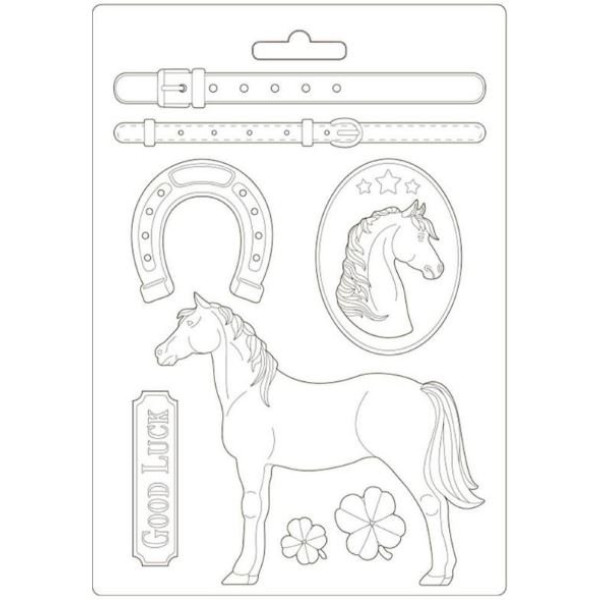 ΚΑΛΟΥΠΙ ΣΙΛΙΚΟΝΗΣ STAMPERIA Α4 - ROMANTIC HORSES
